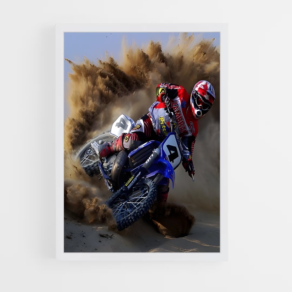 Poster Ride the Waves – affiche Motocross freestyle (vue 3)